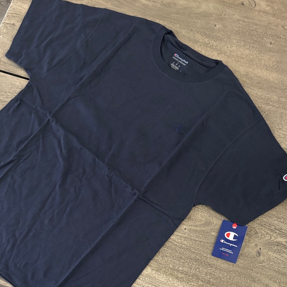 Champion Navy Short Sleeve Tee